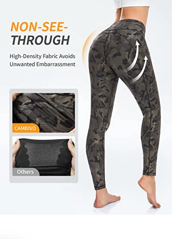 4_Leggins Deportivos de Cintura Alta para Mujer, para Yoga, Running, Fitness, Pilates.