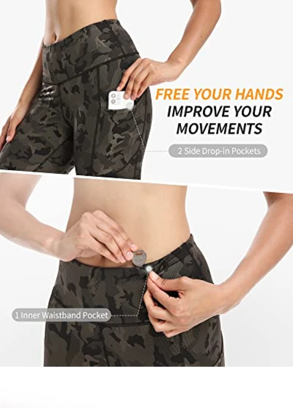 3_Leggins Deportivos de Cintura Alta para Mujer, para Yoga, Running, Fitness, Pilates.