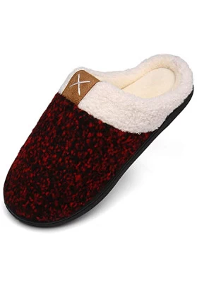 Pantuflas de invierno antideslizantes y cómodas para hombre y mujer Mishansha