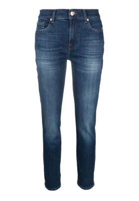 Vaqueros capri de talle medio