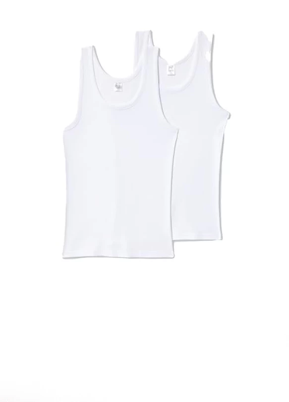 main_image_Abanderado Pack Camiseta Clásico Algodón, Camiseta de Tirantes para Hombre, Blanco, XXL