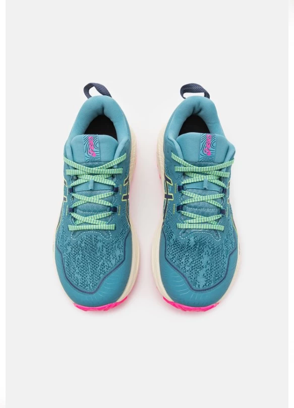 2_ GEL TRABUCO 11 - Zapatillas de trail running azules y rosas