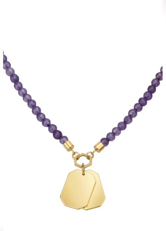 1_PRIVATE CODE - Collar - gold-coloured
