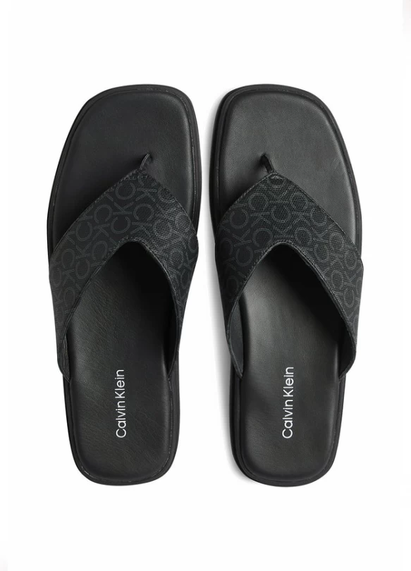 2_ RECYCLED LOGO - Sandalias de dedo