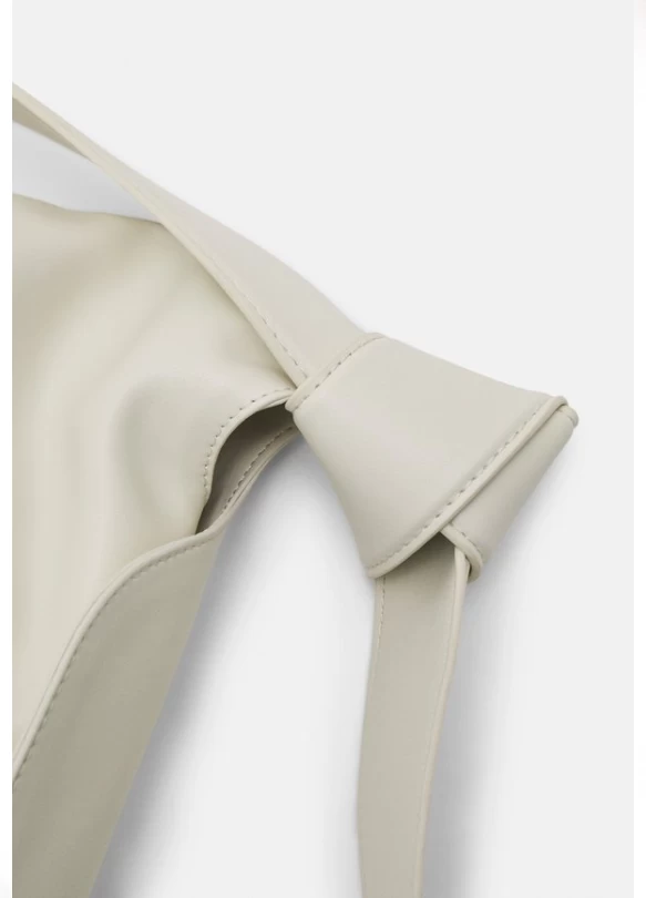 3_SOFT TOTE - Bolso shopping - dark ecru