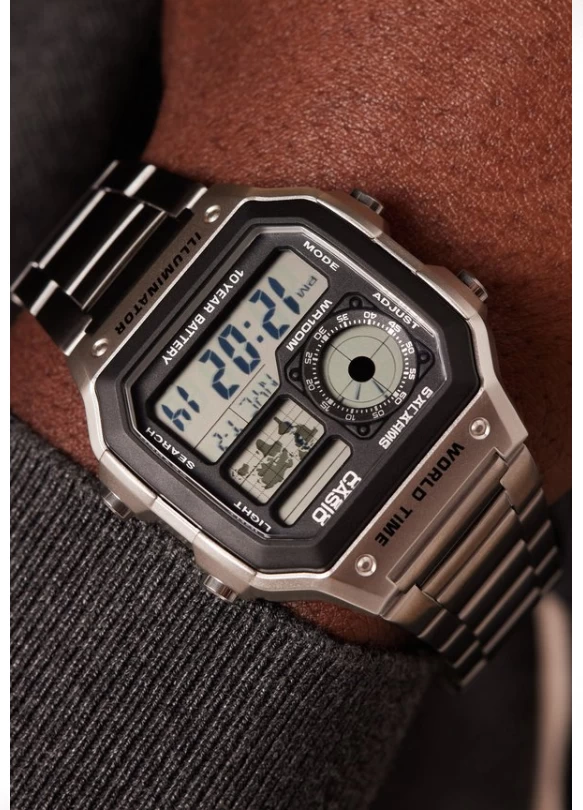 1_Reloj digital - silver