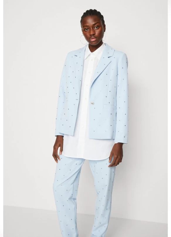 2_MAGGIE STUD - Blazer - light blue
