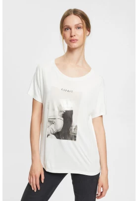  Camiseta foto blanco y negro viscosa