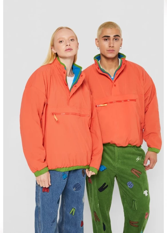 2_SEAN WOTHERSPOON 1/2 ZIP UNISEX - Forro polar