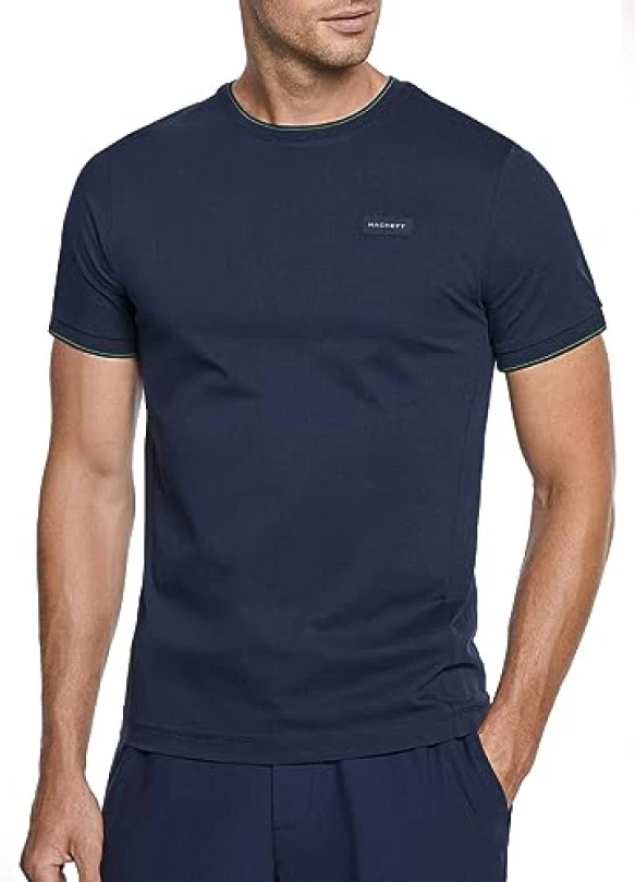 main_image_Camiseta Hackett London con distintivo HS para hombre.