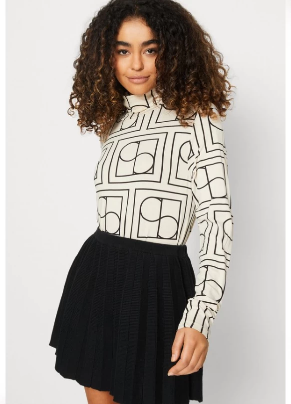 2_ PLEATED - Minifalda