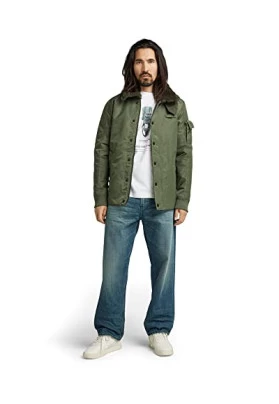 G-Star RAW Field Liner Jacke, Chaquetas para Hombre, Verde (lt hunter D21994-C143-8165), XS