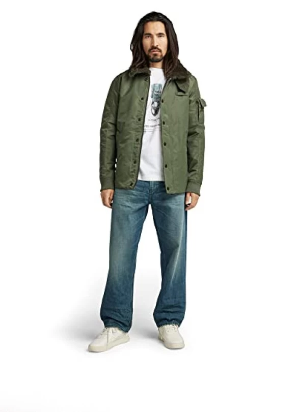 main_image_G-Star RAW Field Liner Jacke, Chaquetas para Hombre, Verde (lt hunter D21994-C143-8165), XS