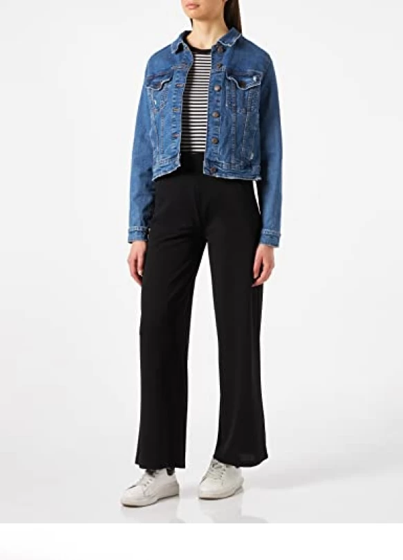 1_Para mujer: JDY JDYLOUISVILLE CATIA WIDE PANT JRS NOOS Pantalones