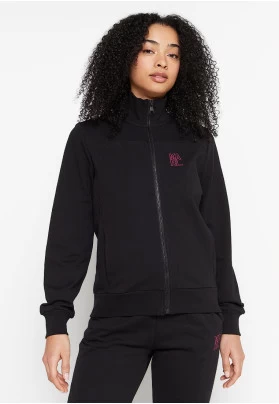  Sudadera con cremallera - negro