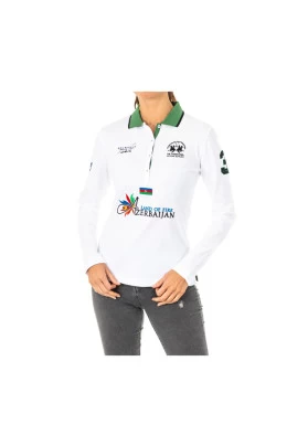  Polo de Manga Larga con Diseño Original para Mujer