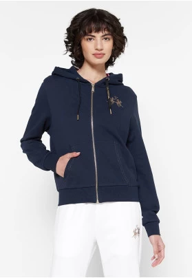  Sudadera con cremallera - azul marino