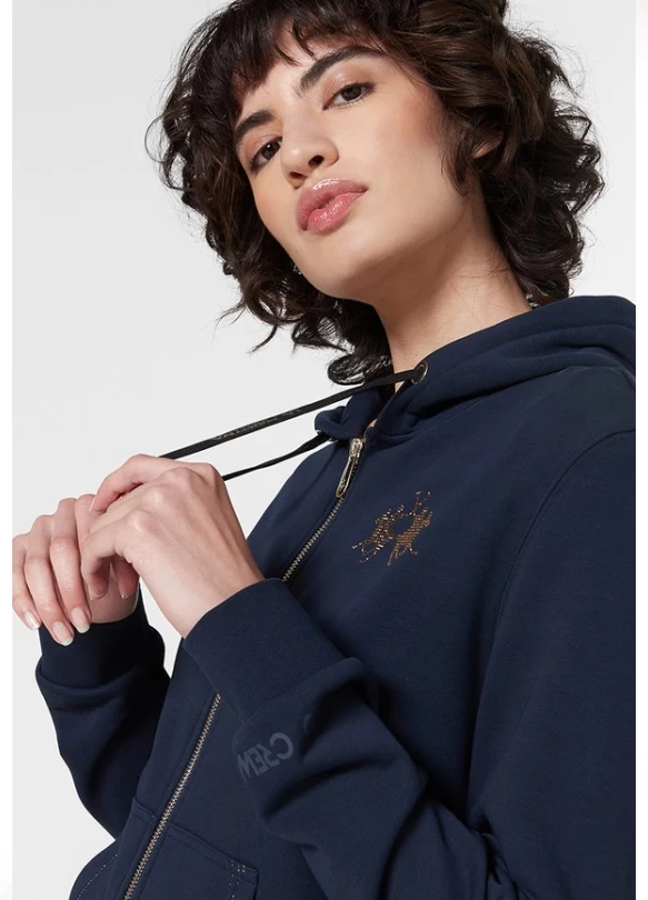 2_ Sudadera con cremallera - azul marino