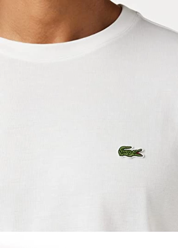 2_Lacoste Th7618 Camiseta, Blanc, XXL para Hombre