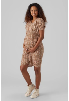 Mono estampado de manga corta maternity