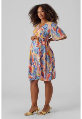 Vestido corto manga 2/4 maternity