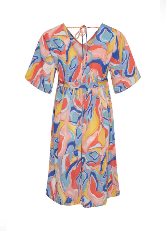 2_Vestido corto manga 2/4 maternity