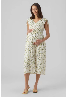 Vestido midi maternity