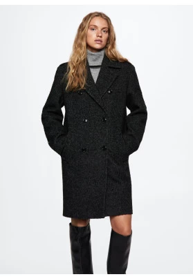 Abrigo cruzado solapas