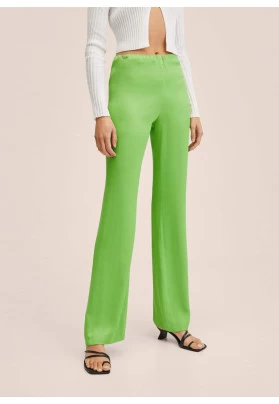 Pantalón recto fluido