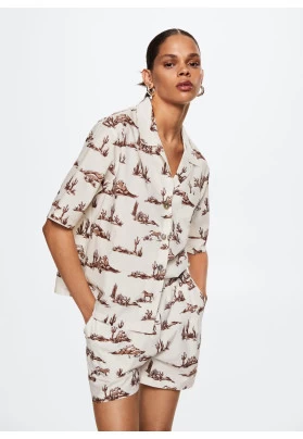 Short algodón estampado