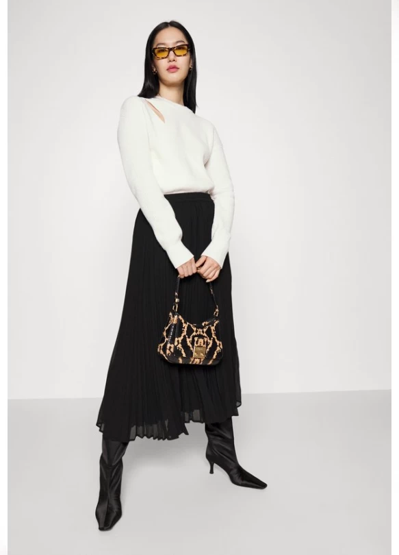 3_ MIDI PLEAT SKRT - Falda plisada