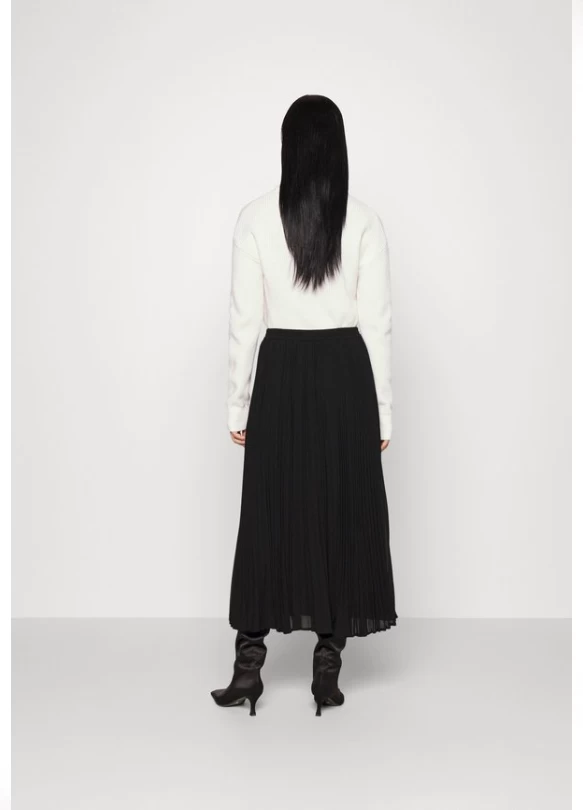 1_ MIDI PLEAT SKRT - Falda plisada