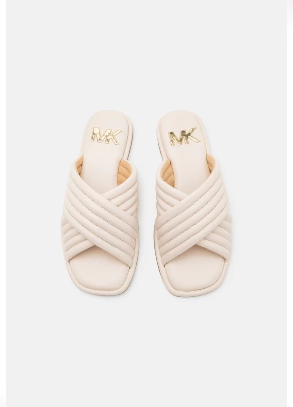 3_PORTIA SLIDE - Sandalias planas - light cream