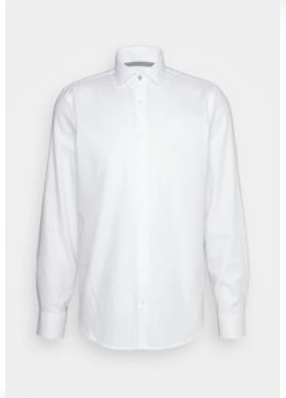2_SOLID DOBBY MODERN SHIRT - Camisa elegante