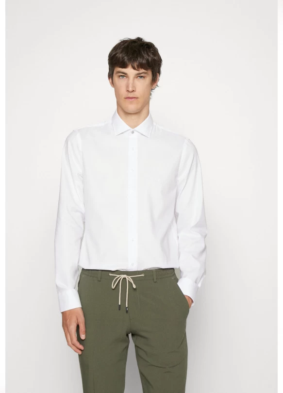 main_image_SOLID DOBBY MODERN SHIRT - Camisa elegante