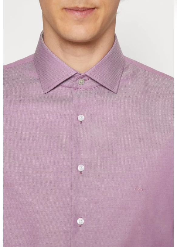 3_SOLID DOBBY SHIRT - Camisa elegante