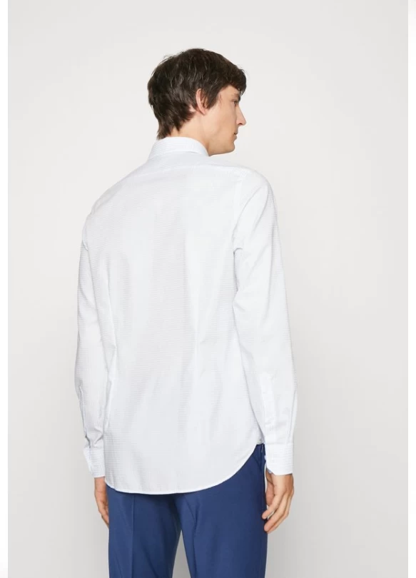 1_SQUARE DOBBY SLIM FIT - Camisa elegante