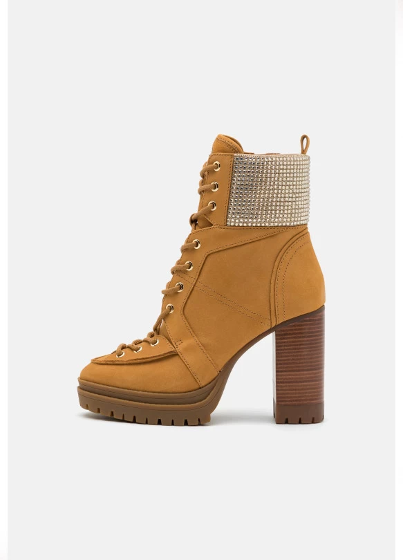 main_image_YVONNE BOOTIE - Botines con cordones - tan