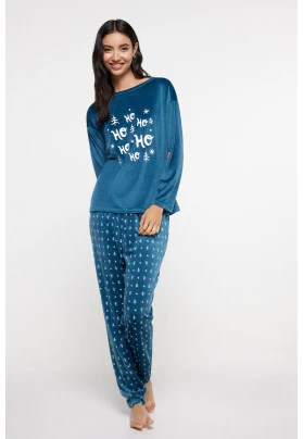 Pijama largo navideño