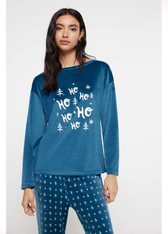 3_Pijama largo navideño