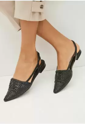  FOREVER COMFORT® WEAVE SLINGBACK FLAT SHOES - Bailarinas