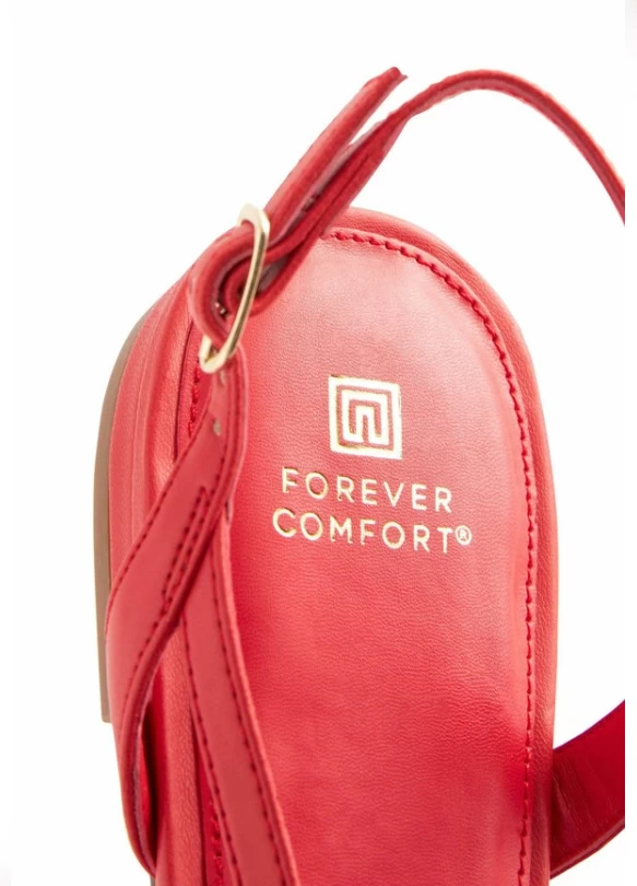 2_ FOREVER COMFORT® WEAVE SLINGBACK FLAT SHOES - Bailarinas