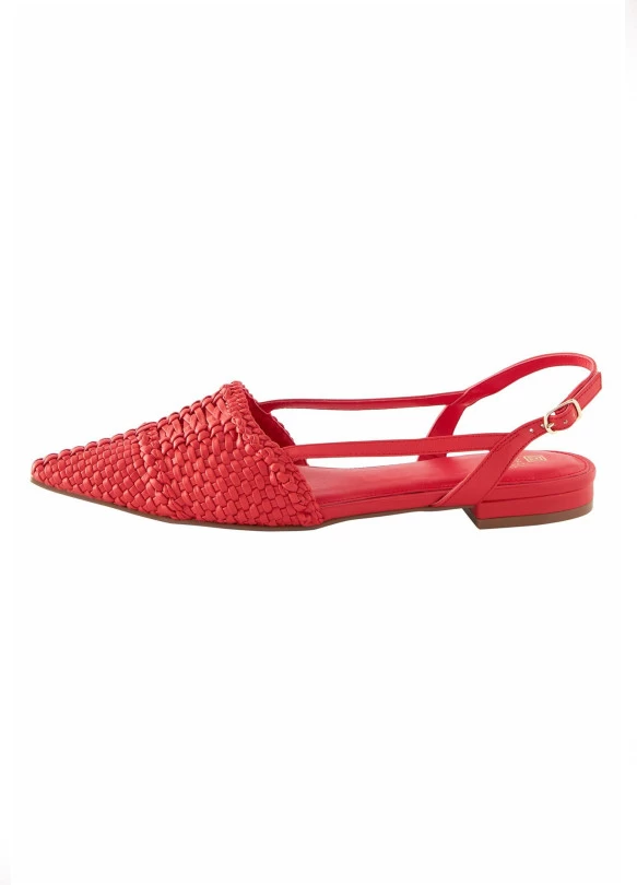 main_image_ FOREVER COMFORT® WEAVE SLINGBACK FLAT SHOES - Bailarinas