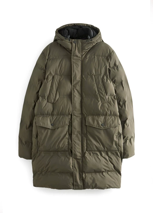 main_image_LONG SHOWER RESISTANT PUFFER - Parka - khaki green