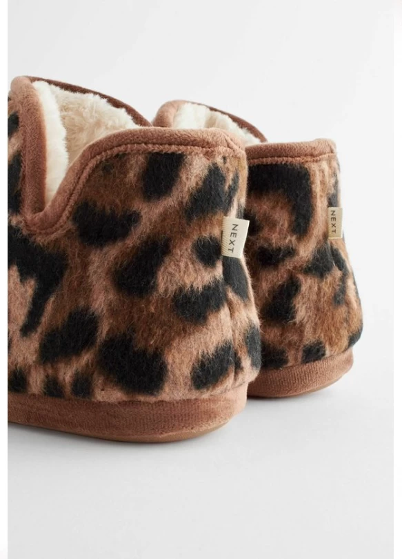 2_Pantuflas - tan brown animal print