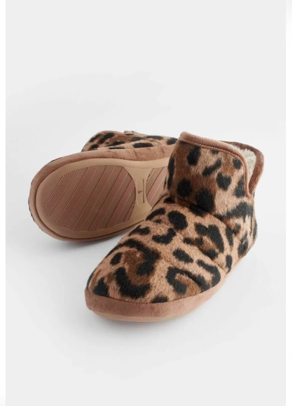 1_Pantuflas - tan brown animal print