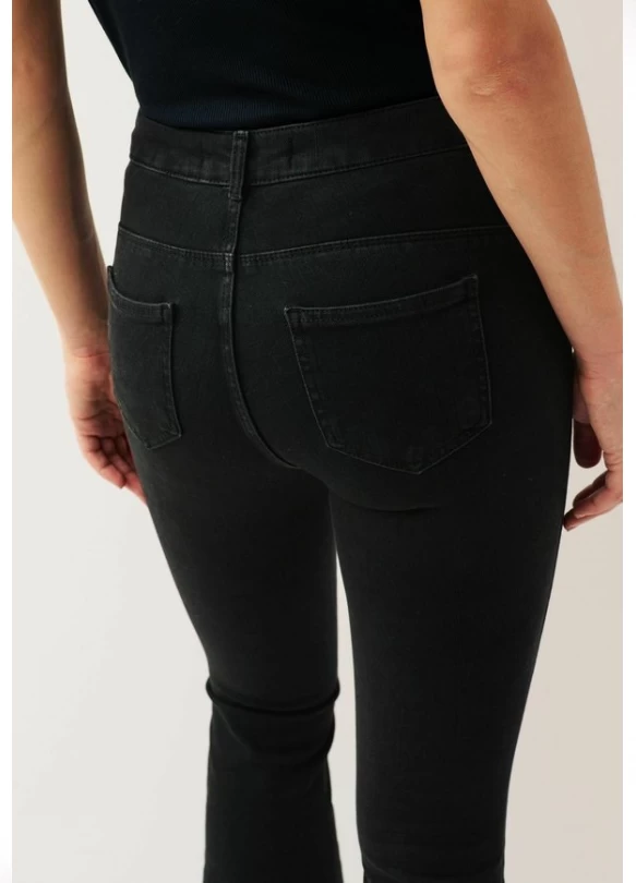 2_STRETCH - Vaqueros bootcut - washed black