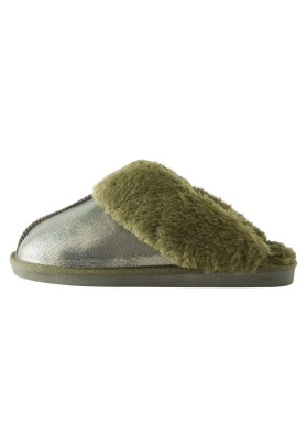 SUEDE  - Pantuflas - green sparkle