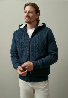 ZIP THROUGH - Chaqueta de entretiempo - navy