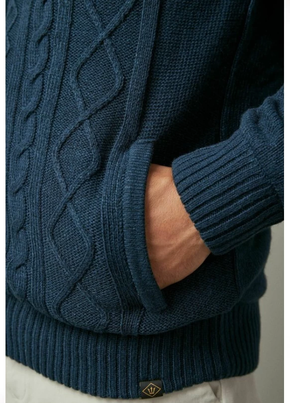 3_ZIP THROUGH - Chaqueta de entretiempo - navy